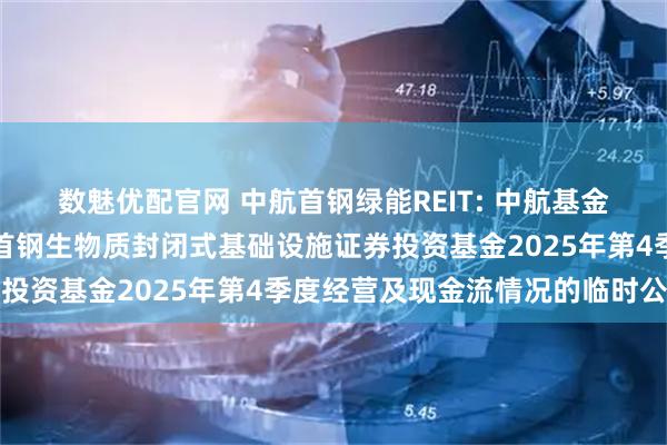 数魅优配官网 中航首钢绿能REIT: 中航基金管理有限公司关于中航首钢生物质封闭式基础设施证券投资基金2025年第4季度经营及现金流情况的临时公告